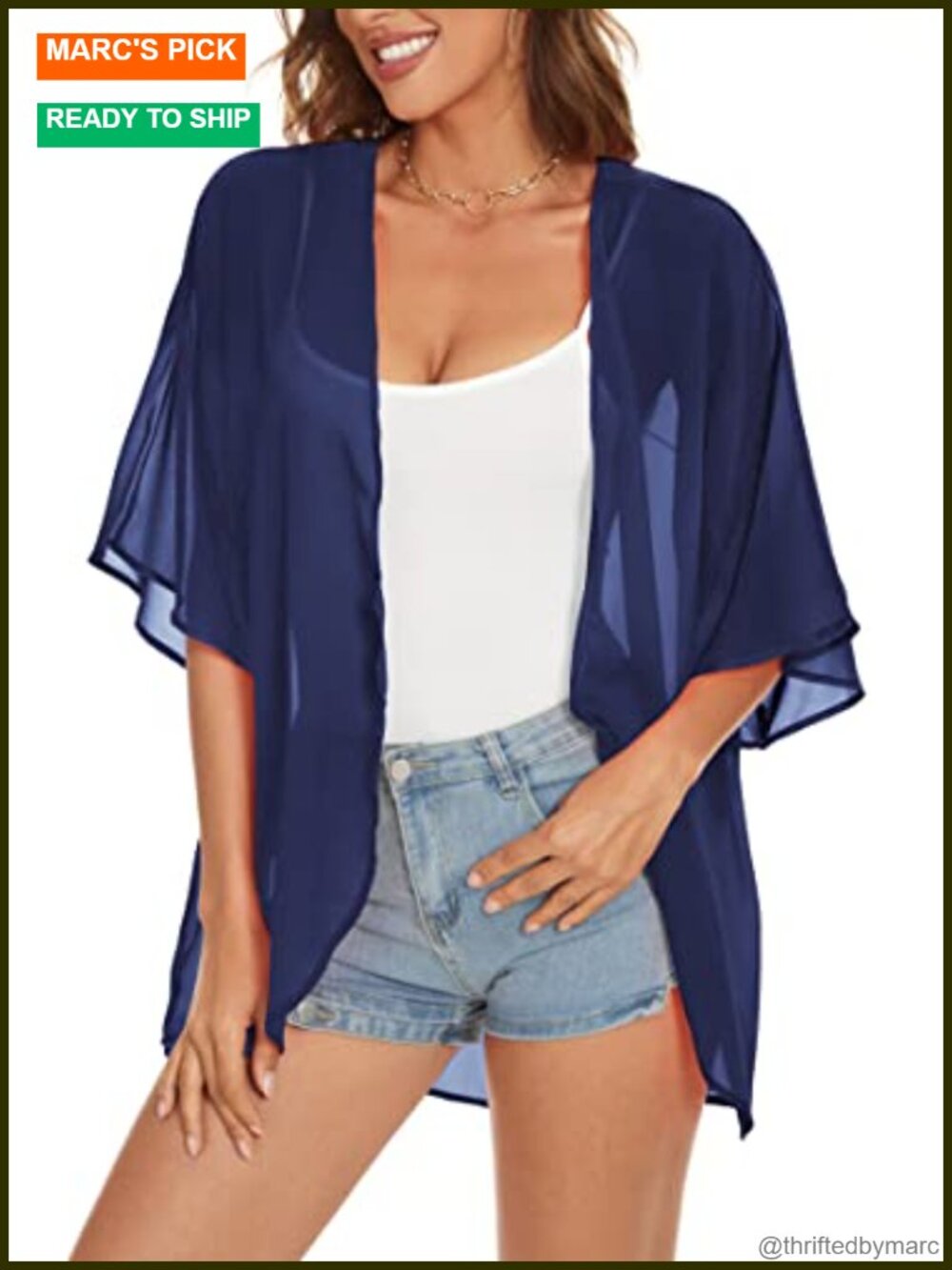Womens Chiffon Kimono Beach Cover Up Loose Floral Cardigan Summer Top